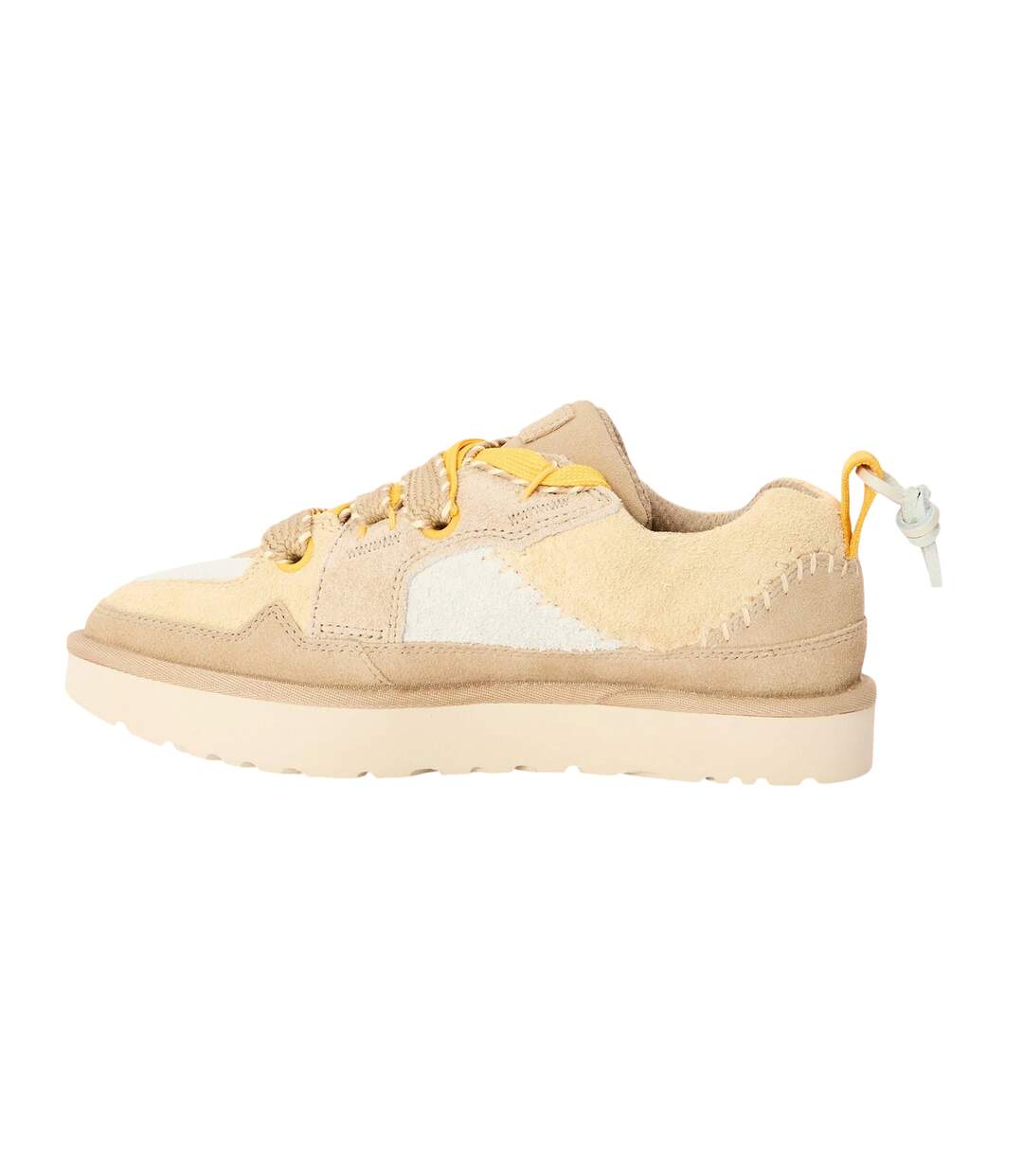 Baskets Basses En Daim À Plateforme Pour Femme Jaune Foncé UGG-2