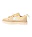 Baskets Basses En Daim À Plateforme Pour Femme Jaune Foncé UGG-2