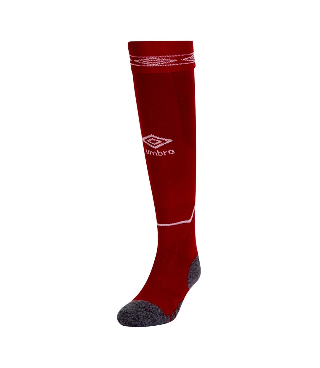 Umbro - Chaussettes de foot DIAMOND (Rouge / Blanc) - UTUO227-2