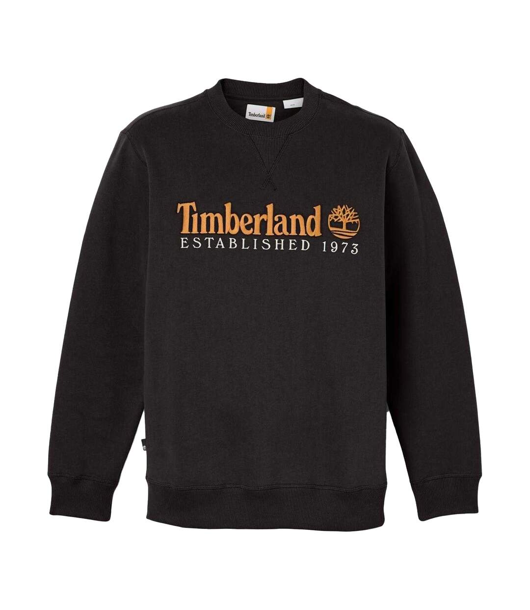 Mens Established 1973 Cotton Blend Sweatshirt Black Timberland-2