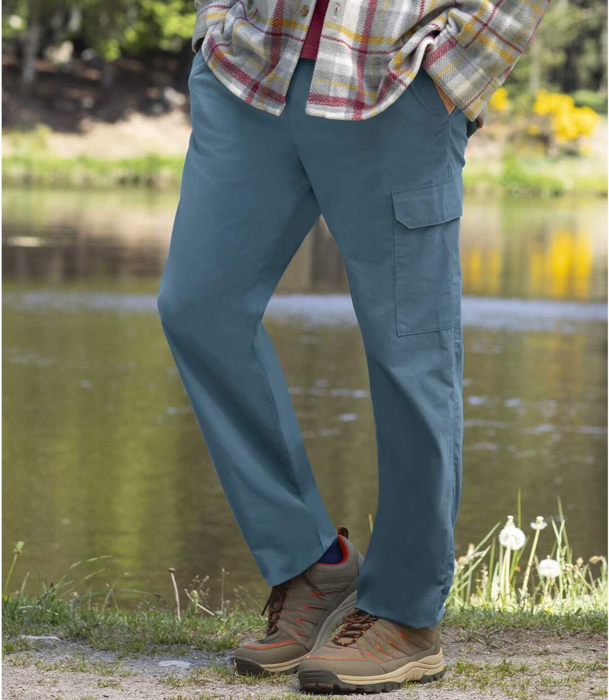 Kapsáčové nohavice z mikroplátna Atlas For Men