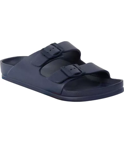 Womens/ladies Brooklyn Dual Straps Sandals Navy Regatta