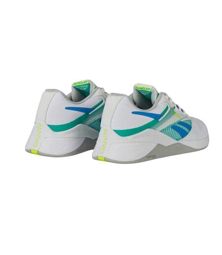 Womens/ladies Nano X4 Shoes White Green Reebok