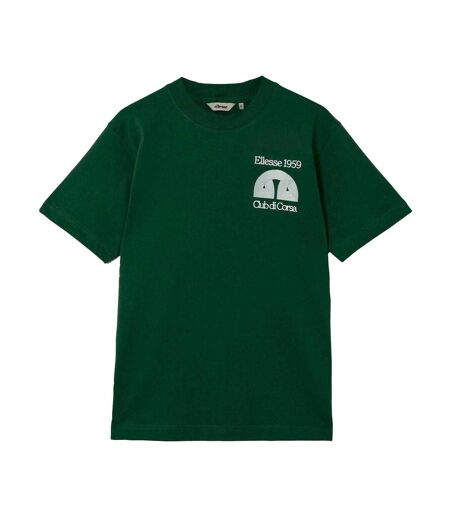 T-shirt Club Di Corsa Homme Vert Foncé Ellesse