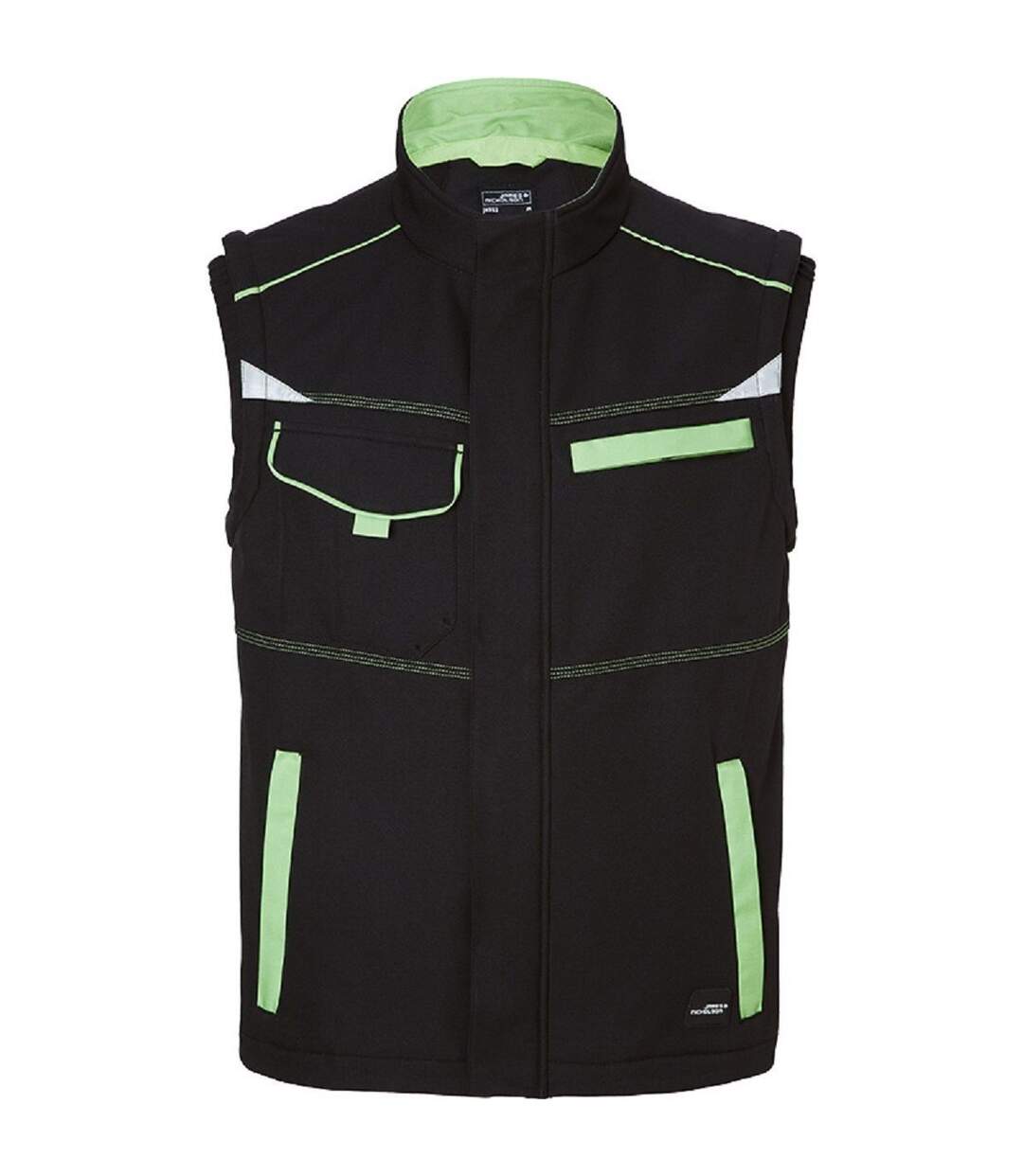 Bodywarmer softshell unisexe - JN852 - noir-1