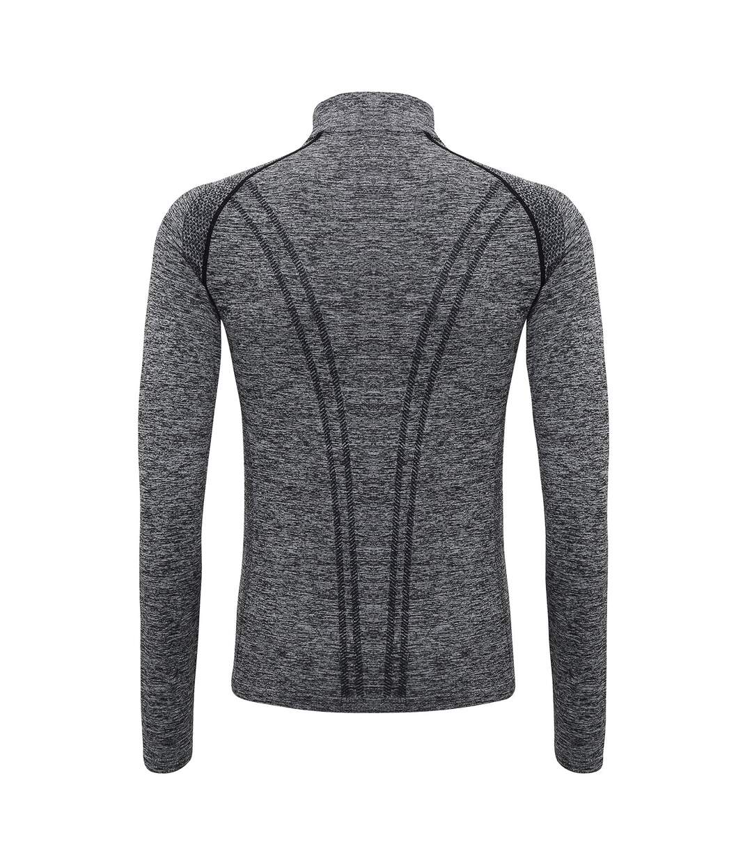 TriDri Womens/Ladies Seamless 3D Fit Multi Sport Performance Zip Top (Charcoal) - UTRW6190