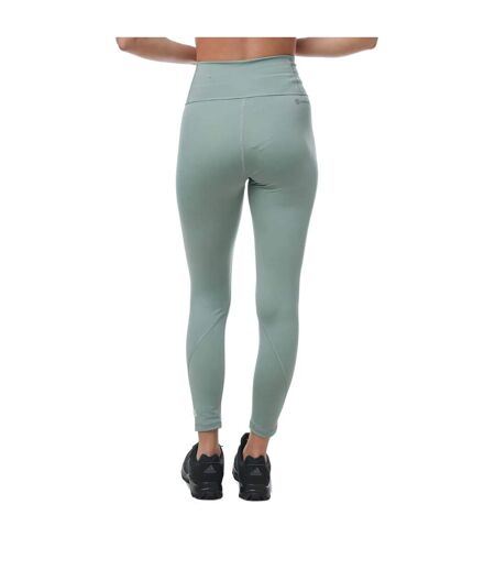 Legging 7/8 optime femme argenté Adidas