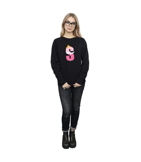 Disney Sweat-shirt Womens/Ladies Alphabet S Is For Sleeping Beauty (Noir) - UTBI32804