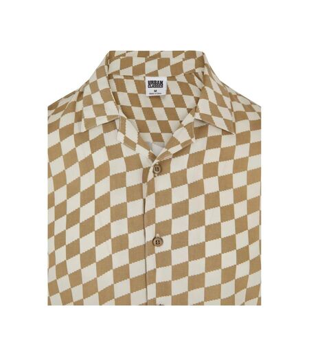 Chemise Motif/style À Carreaux Homme Kaki Urban Classics