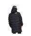 Mens Milwaka Long Padded Jacket Black Crosshatch-3