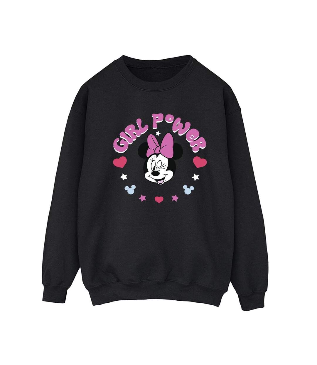 Disney Sweatshirt Minnie Mouse Girl Power - Femmes/Dames (Noir) - UTBI29156-1