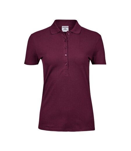 Polo Luxury Femme Bordeaux Tee Jays