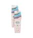 Wildfeet - 10 Paires Femme Chaussettes Bambou Mi-mollet Jacquard Imprimé-2