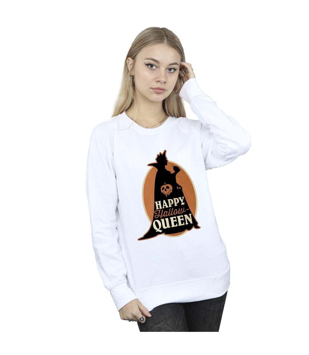 Disney Sweatshirt Femmes/Dames Villains Hallow Queen (Blanc) - UTBI42358-2