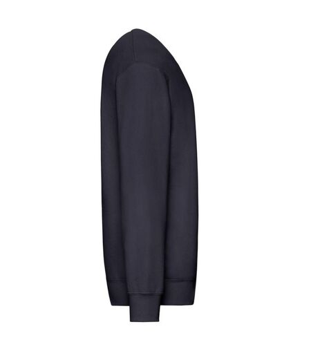 Sweat À Manches Cousues Homme Bleu Marine Sombre Fruit Of The Loom