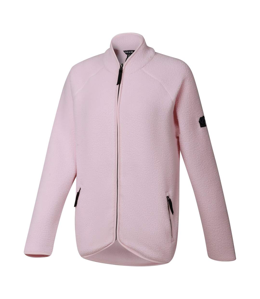 Veste Polaire Unie Col Montant Excursion Femme Rose Pâle Dare 2B-3