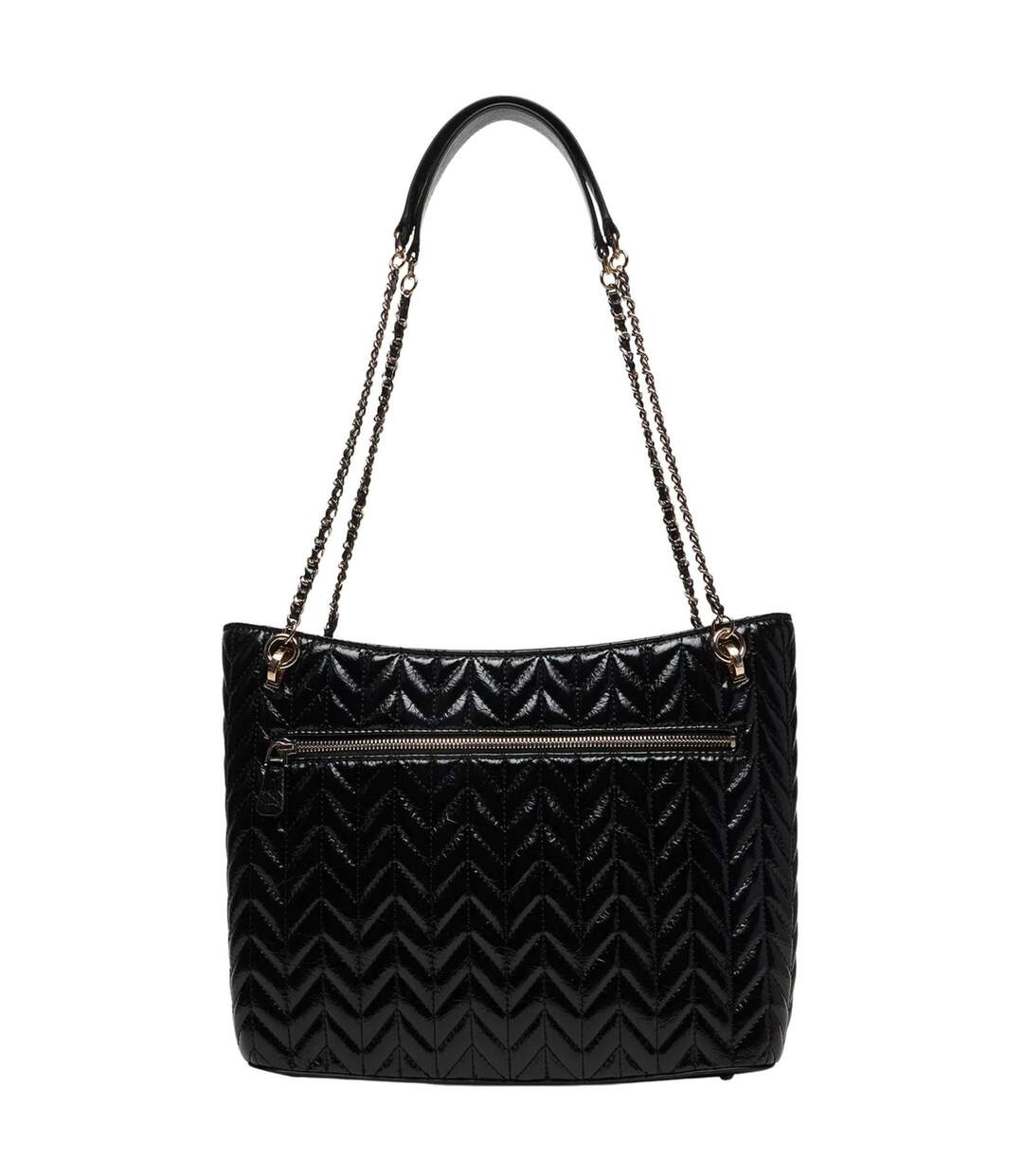 Sac À Main Motif/style Matelassé Taille Unique Noir Guess-3