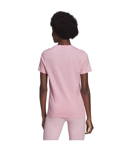 T-shirt Style Logo Essentials Femme Rose Adidas