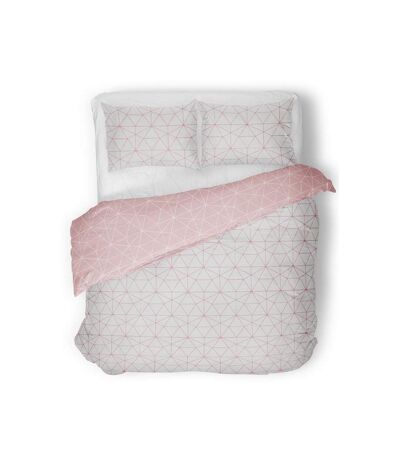 Bedding & Beyond Metro Prism Duvet Set (Gray/Blush Pink) - UTAG1702