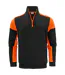 Sweat Motif/style Contrasté Homme Noir Orange Printer PRIME-1