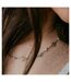 Colourful White Indie Boho Daisy Sun Flower Pearl Choker Floral Summer Necklace-2