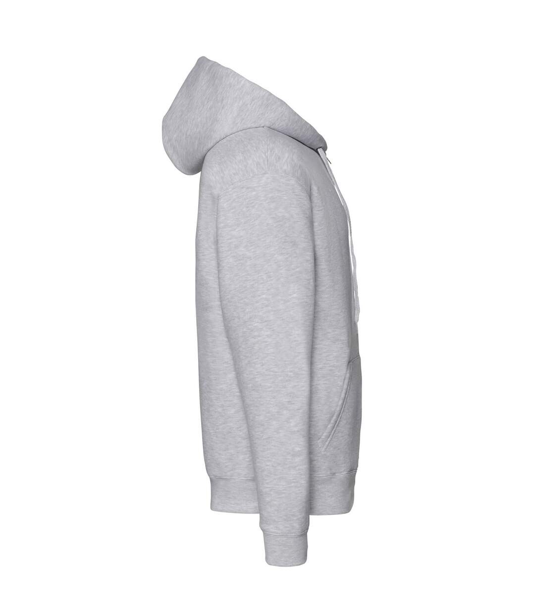Veste À Capuche Premium Homme Gris Chiné Fruit Of The Loom-3