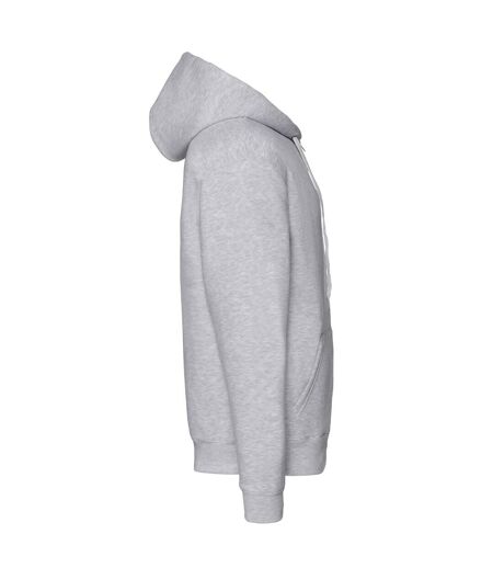Veste À Capuche Premium Homme Gris Chiné Fruit Of The Loom