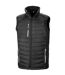 Unisex adult compass softshell padded gilet black/grey Result Genuine Recycled-1