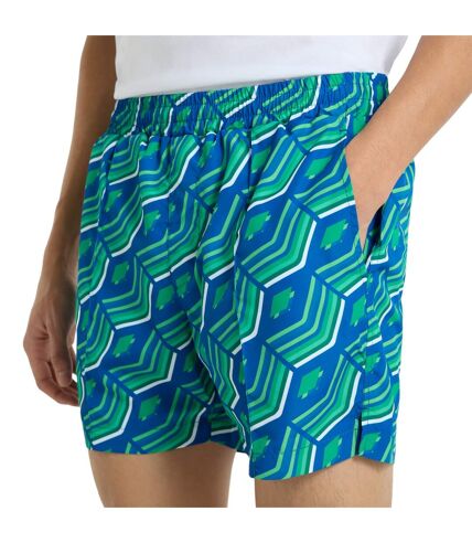 Mens printed swim shorts quetzal green Umbro