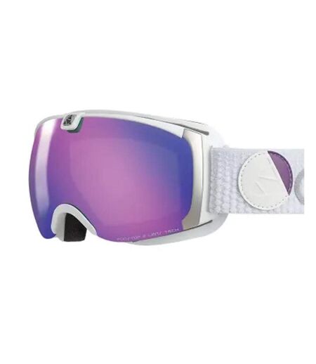 Masque de ski blanc/violet mixte cairn