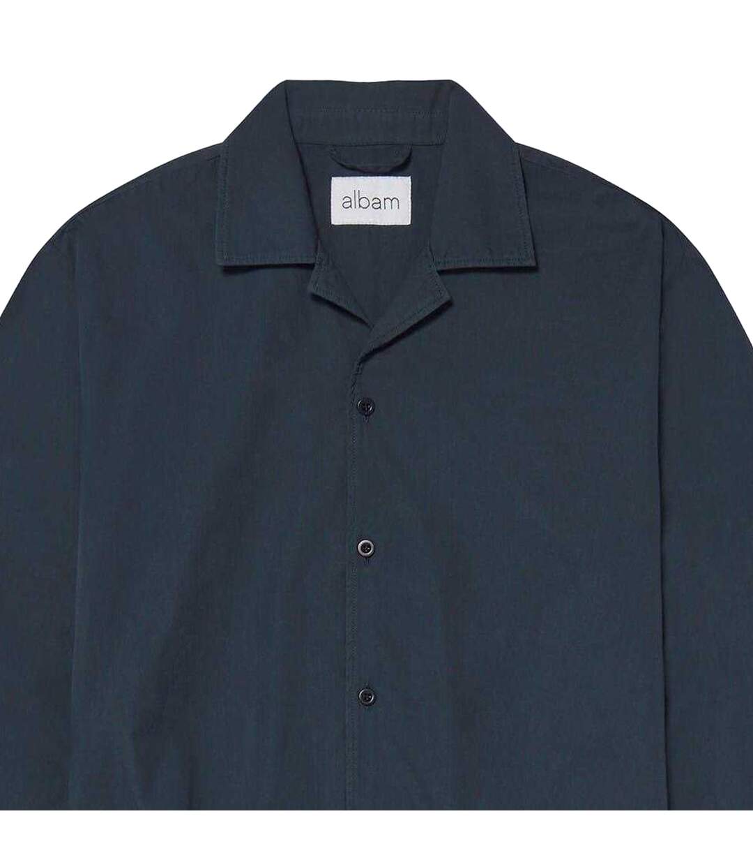 Chemise Manches Longues Homme Vert Kaki Clair Albam-3