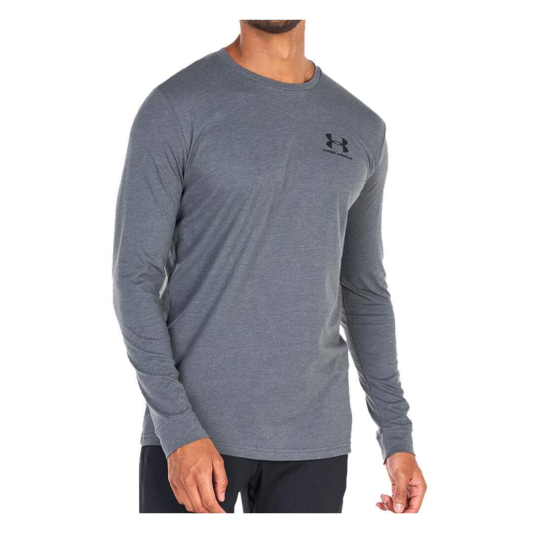 T-shirt Manches Longues Grises Homme Under Armour Chest - L-1