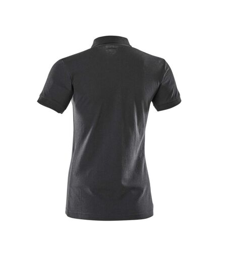 Womens/ladies Crossover Polo Shirt Dark Navy Mascot