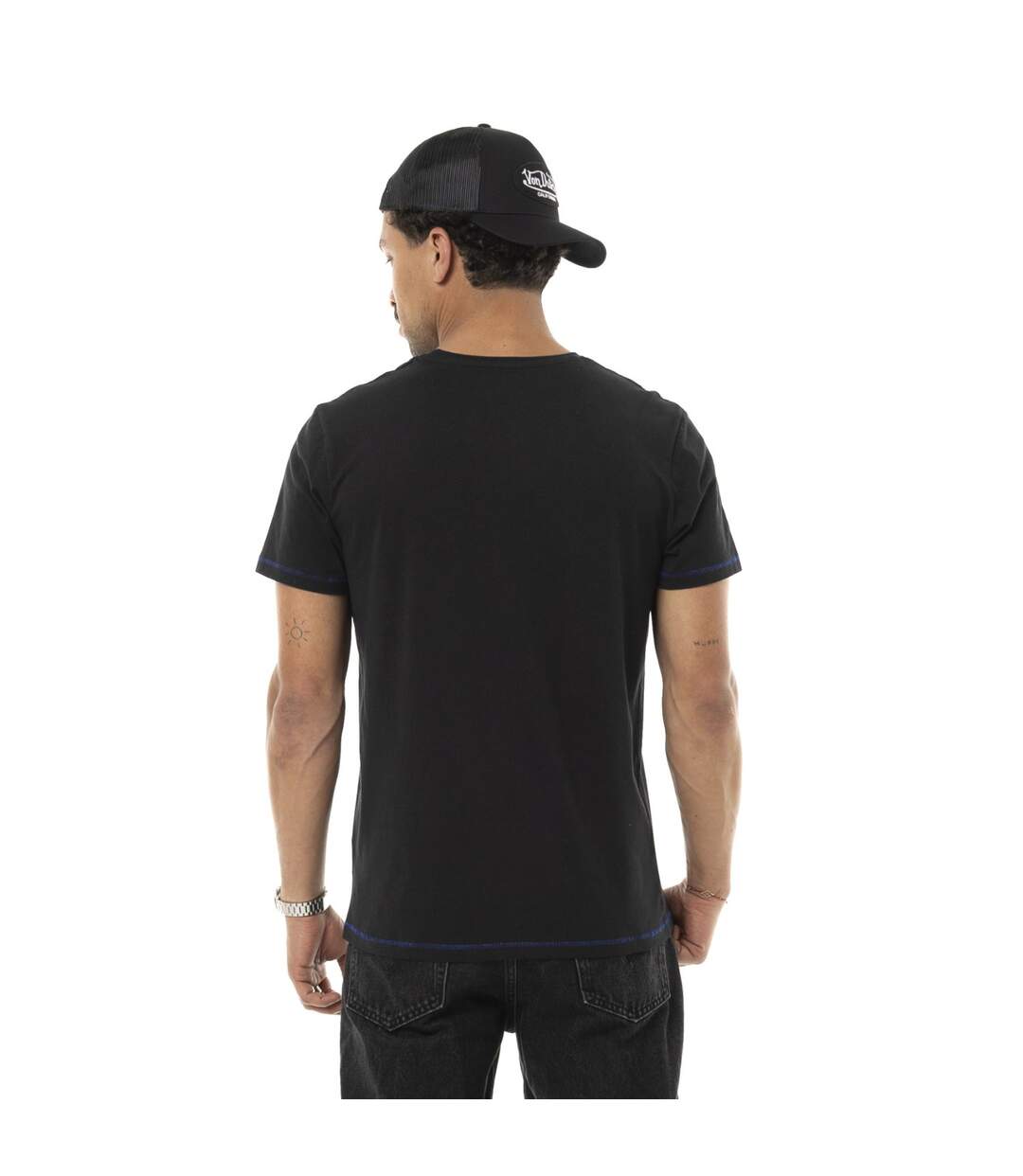 T-shirt homme regular en jersey 160gr print devant Again Vondutch-3