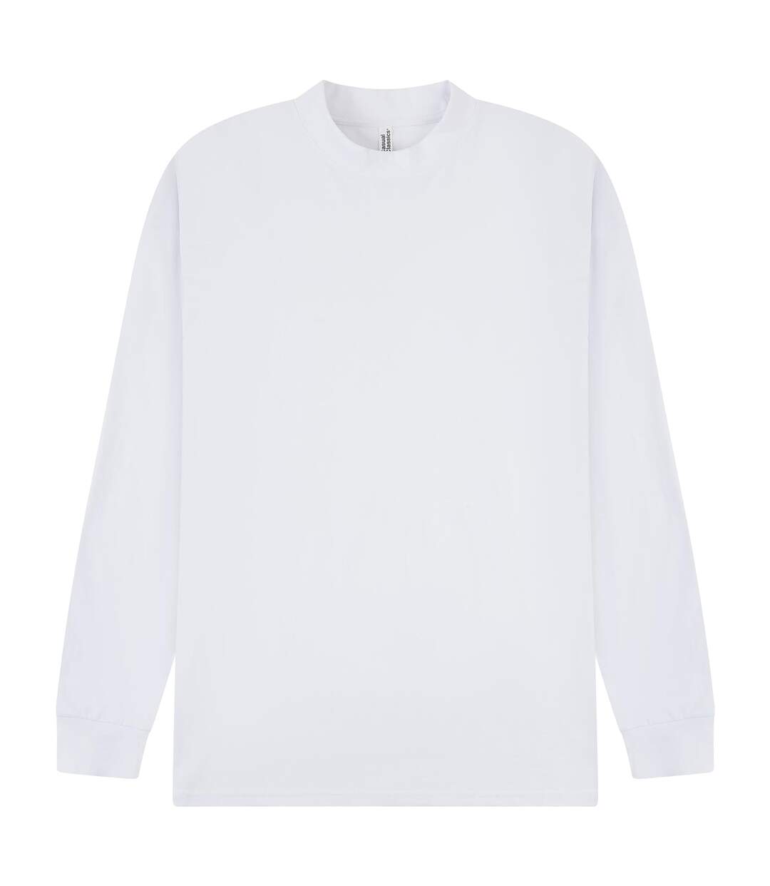 T-shirt Manches Longues Adulte Blanc Casual Classics-2