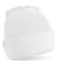 Bonnet tricoté homme blanc Beechfield-1