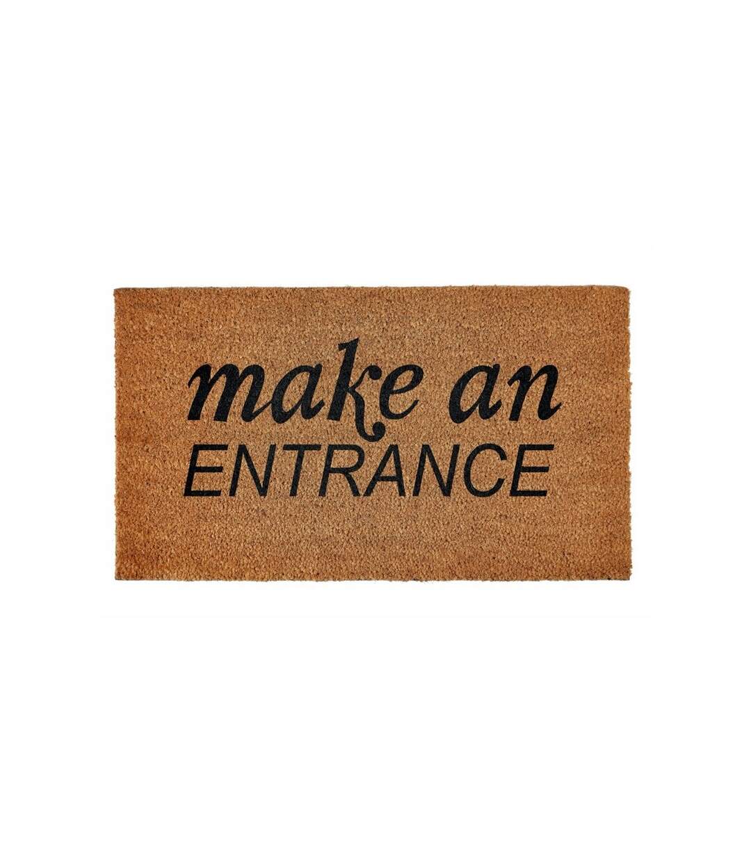 Make an entrance door mat 70cm x 40cm brown/black Groundsman-1