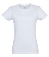 T-shirt manches courtes - Femme - 11502 - blanc chiné