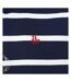 Mens Striped Short-sleeved Rugby Polo Shirt Marine Lazy Jacks-2