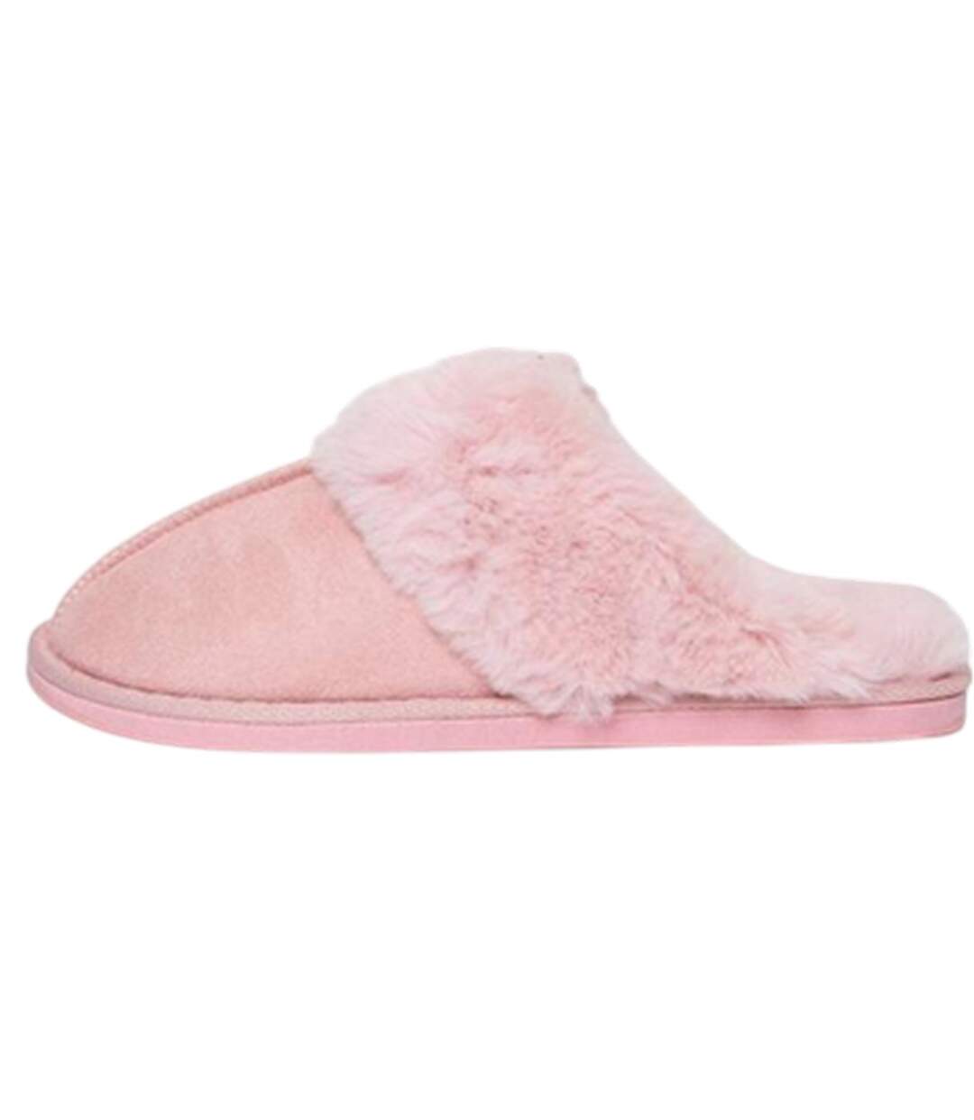 Chaussons Mules Solace Femme Rose Threadbare-2