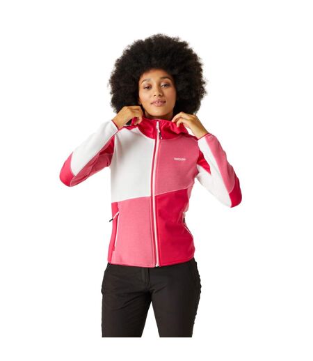 Veste polaire walbury femme rose fluo / flamant rose / blanc Regatta