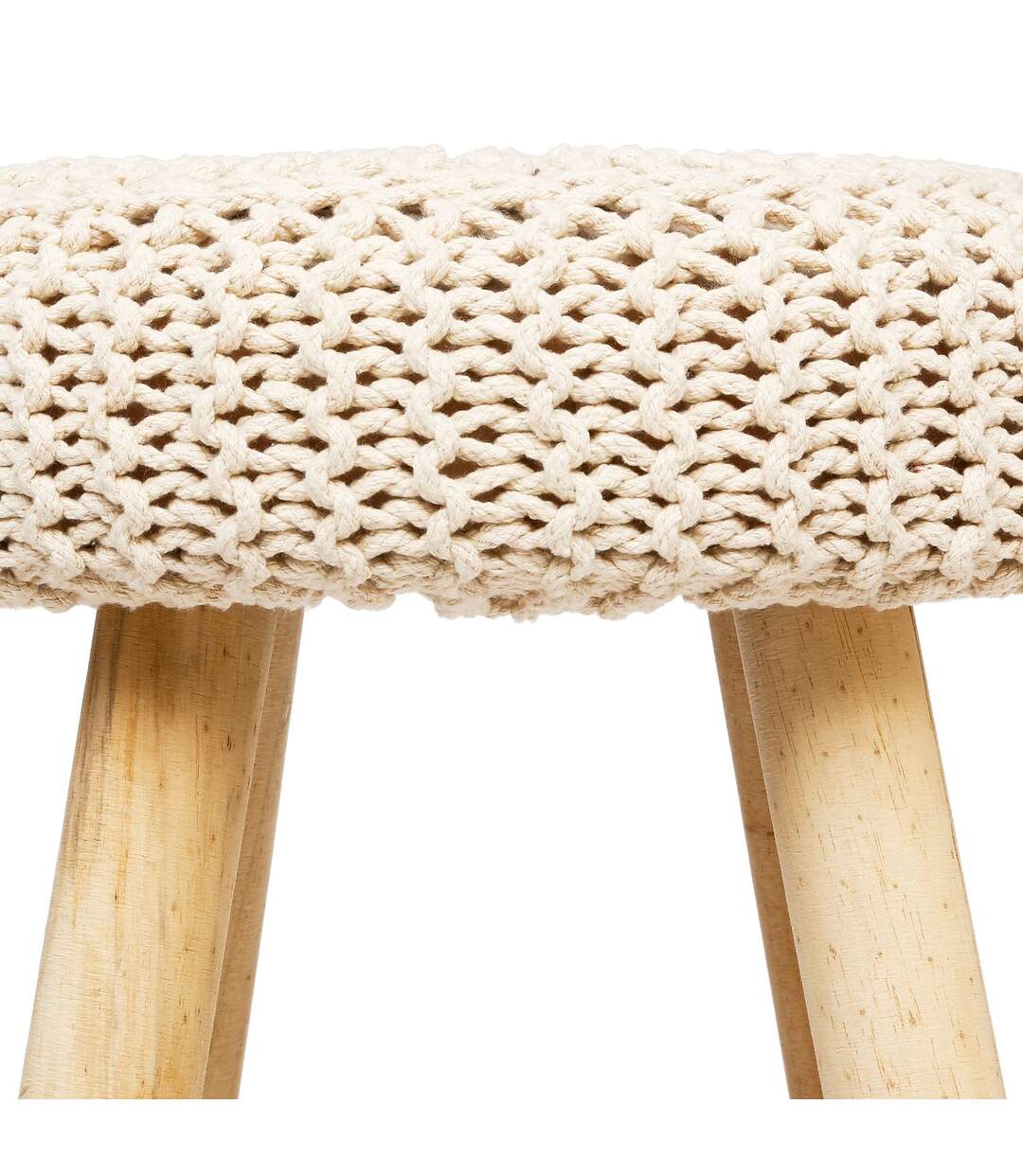 Tabouret en maille Suzette - H. 43 cm-3