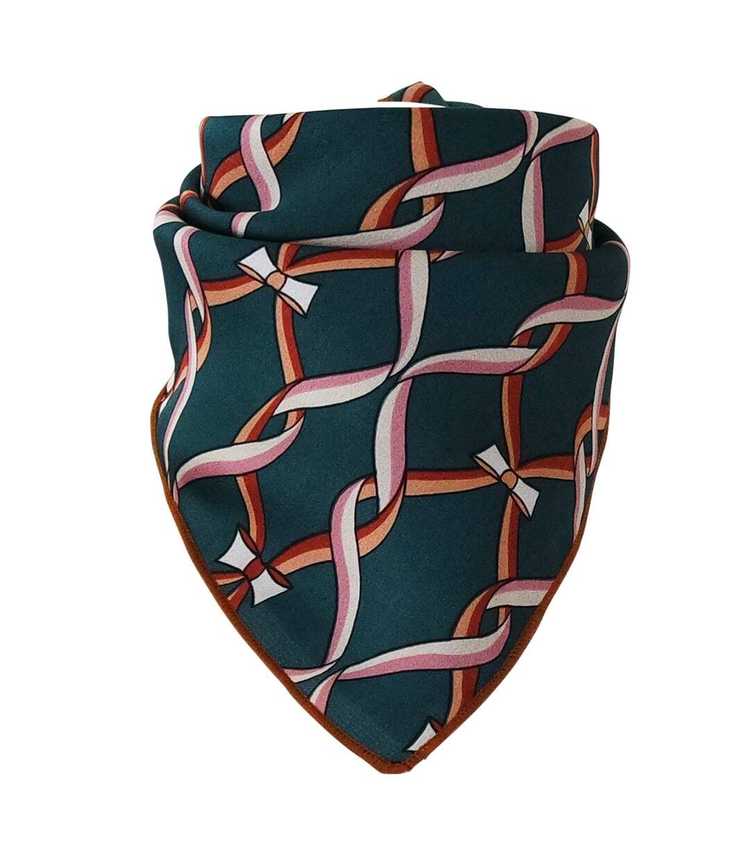 Foulard polysatin entrelacé-1