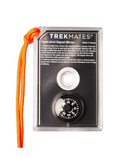 Signal Mirror Emergency Sighting Compass Hiking Survival Outdoor Tool