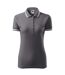 Polo Urban Femme Gris Argenté Malfini-1