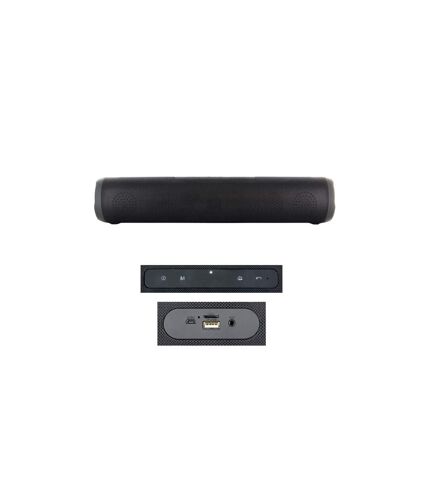 Enceinte Barre de Son 2 x 3 W 40cm Noir