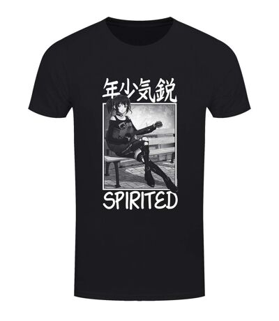 Tokyo Spirit T-Shirt Mens Spirited (Noir/Blanc/Gris) - UTGR5540