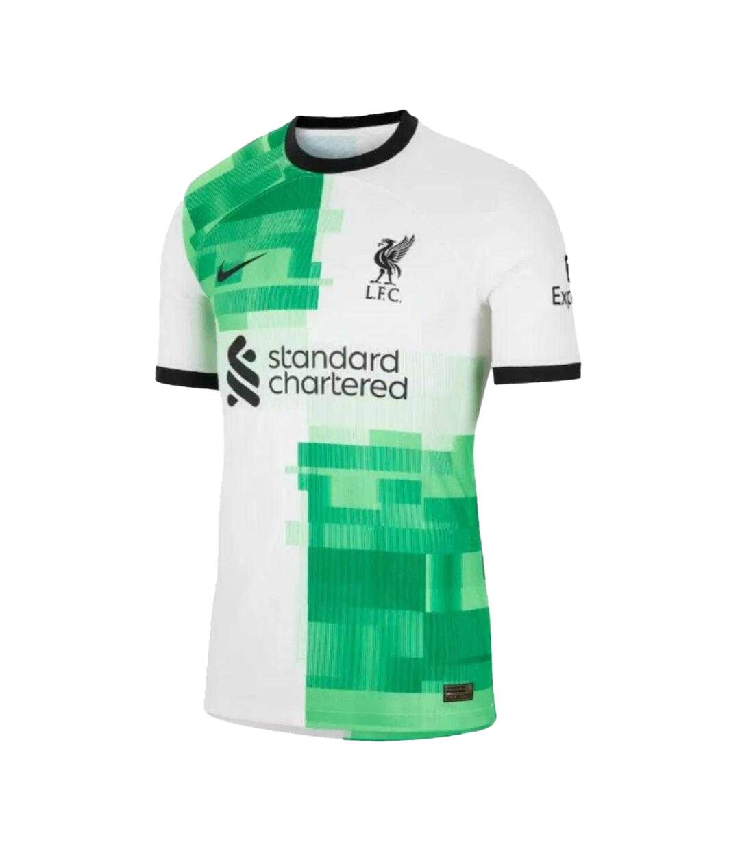 T-shirt Foot Motif/style Liverpool Fc Homme Blanc Vert Nike-1