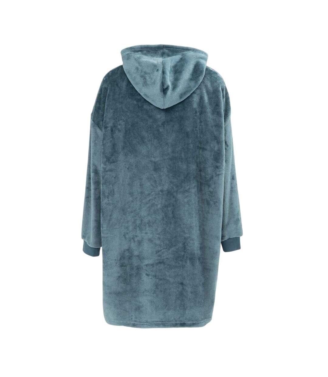 Sweat À Capuche Surdimensionné Homme Bleu Sarcelle Howick-3