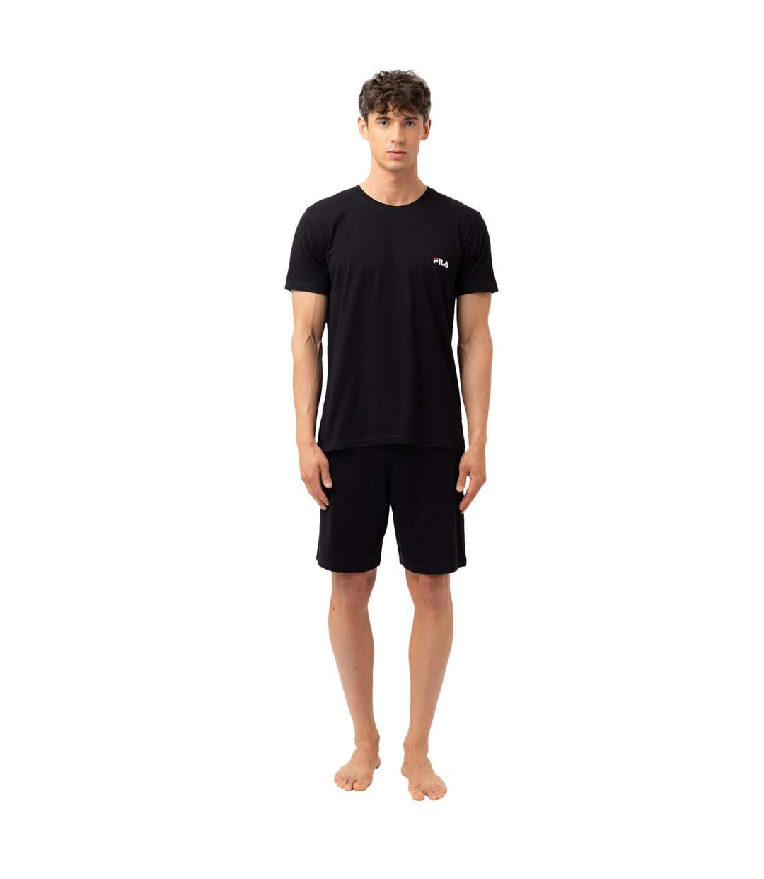 Ensemble pyjama court homme en coton jersey FPS1194 Fila-1
